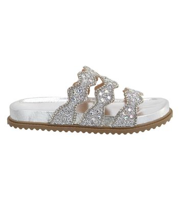 Papete Pedraria Eloá Prata - Bk9008prata - AMARENA SHOES