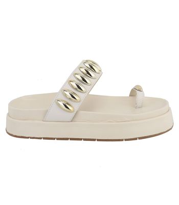 Sandália FlatForm Sofia Off White - Bk120off - AMARENA SHOES