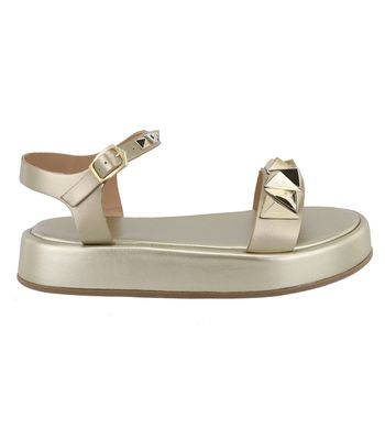 Sandália FlatForm Eva Dourado - Bk440dourado - AMARENA SHOES
