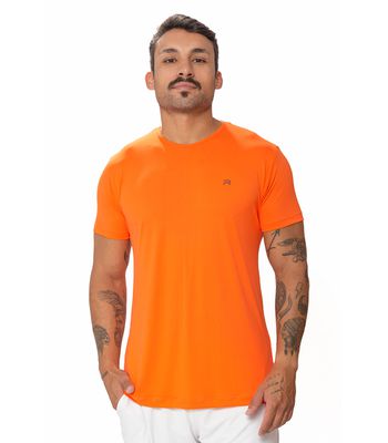 T-shirt Masculina Básica - Laranja - 1587 - FIT ROOM 