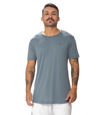 T-shirt Masculina Básica - Cinza - 693 - FIT ROOM 