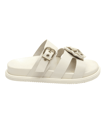 Papete Ana Couro Off White - AMP84off - AMARENA SHOES