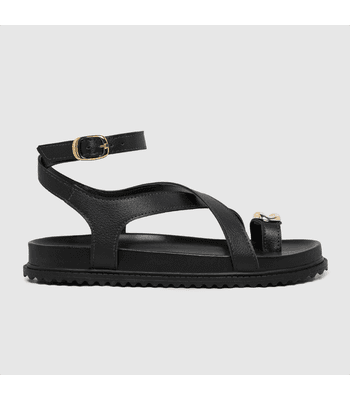 Papete Milena Preta - 330preto - AMARENA SHOES