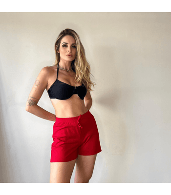 Short Canelado Praia - 190900 - ELLA MODA PRAIA 