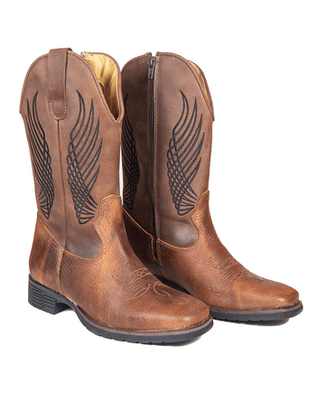 BOTA VILELA 5002 PIT STOP WISKY/TABACO - Horses Ville | O Shopping do Cavaleiro