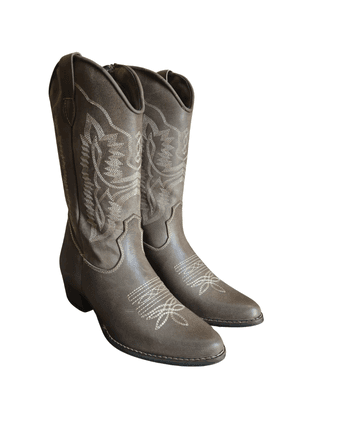 BOTA VILELA FEM. 6005 BICO FINO MUSTANG CAFÉ - Horses Ville | O Shopping do Cavaleiro