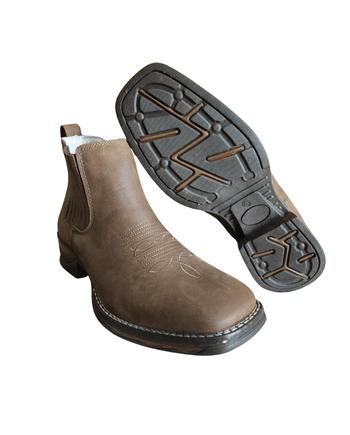 BOTINA VILELA 1726 CRAZY HORSE CHOCOLATE X- NELORE - Horses Ville | O Shopping do Cavaleiro
