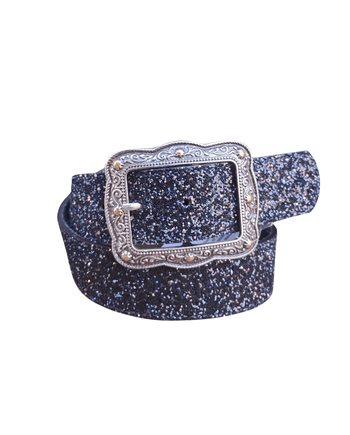 CINTO PAUL WESTERN REF.466 GLITER PRETO - Horses Ville | O Shopping do Cavaleiro