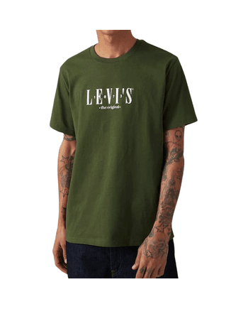CAMISETA LEVIS MASCULINA VERDE LB0013223 - Horses Ville | O Shopping do Cavaleiro