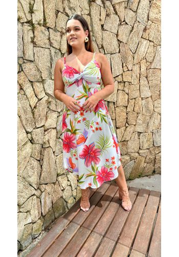 VESTIDO MIDI FLORA - 169395 - A MORENA FOR GIRLS 