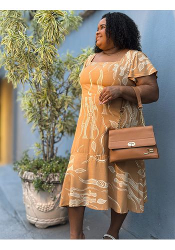 Vestido Midi Sofia Plus Size - 178137 - A MORENA FOR GIRLS 