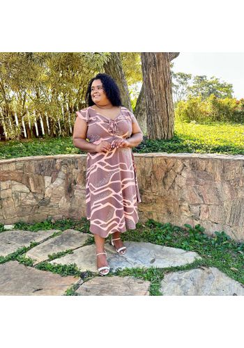 Vestido Midi Pietra Plus - 162 - A MORENA FOR GIRLS 