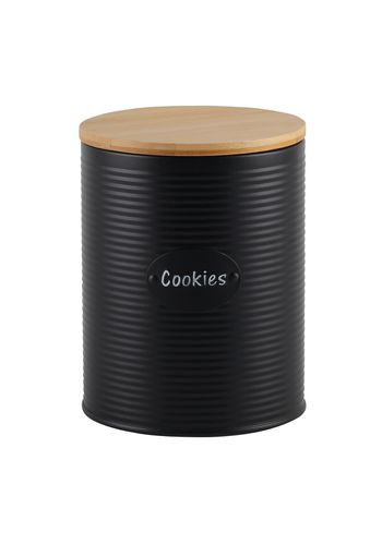 Pote Em Metal Preto Cookies - CASAFRANCIOZI