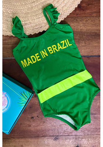 Maio Infantil Made In Brazil - Verde - 1617 - Sereia de Noronha