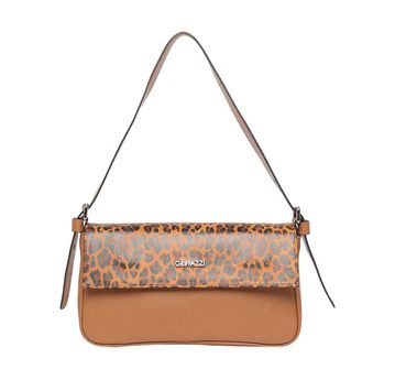 Bolsa de Couro Griffazzi Onça Caramelo - GRIFFAZZI