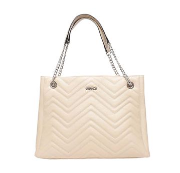 Bolsa Couro Griffazzi Marfim - GRIFFAZZI