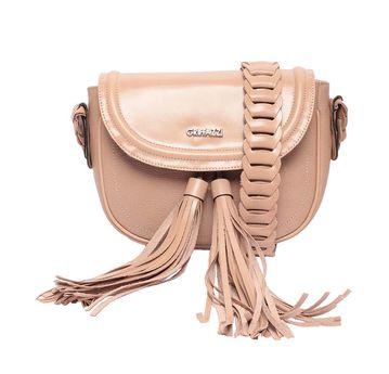 Bolsa de Couro Griffazzi Nude - GRIFFAZZI
