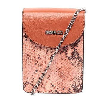Bolsa de Couro Griffazzi Laranja - GRIFFAZZI