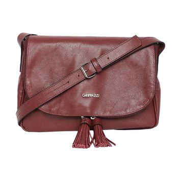 Bolsa de Couro Griffazzi Bordô - GRIFFAZZI