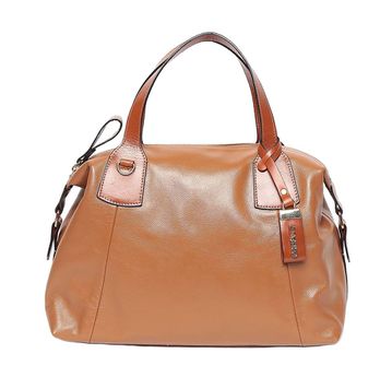 Bolsa de Couro Griffazzi Caramelo - GRIFFAZZI