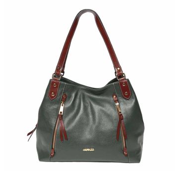 Bolsa de Couro Griffazzi Verde Oliva - GRIFFAZZI