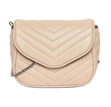 Bolsa de Couro Griffazzi Nude - GRIFFAZZI