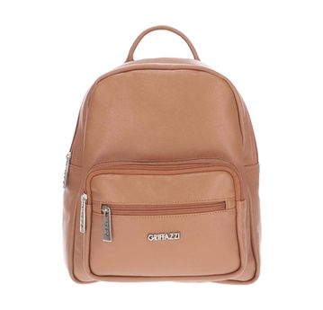 Mochila de Couro Griffazzi Caramelo - GRIFFAZZI