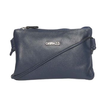 Bolsa de Couro Griffazzi Azul - GRIFFAZZI