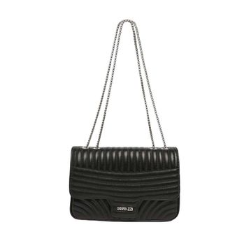 Bolsa de Couro Griffazzi Preta - GRIFFAZZI