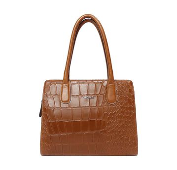 Bolsa de Couro Griffazzi Caramelo - GRIFFAZZI