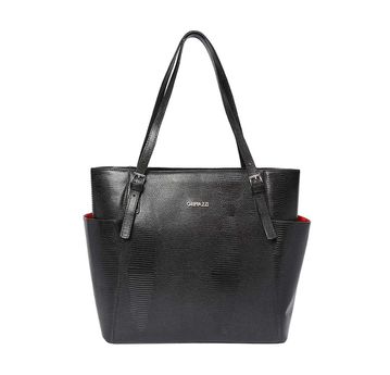 Bolsa de Couro Griffazzi Preta - GRIFFAZZI