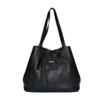 Bolsa de Couro Griffazzi Preta - GRIFFAZZI