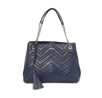 Bolsa Couro Griffazzi Azul Marinho - GRIFFAZZI