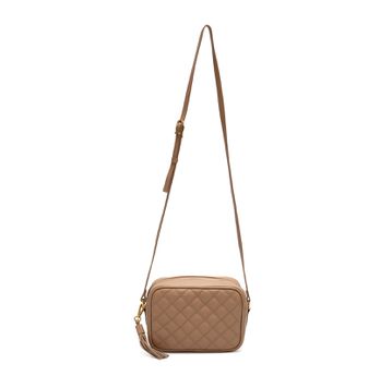Bolsa de Couro Griffazzi Tranversal Nude - GRIFFAZZI