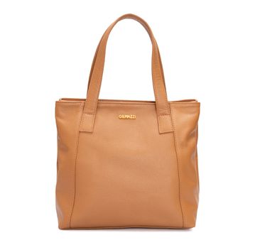 Bolsa de Couro Griffazzi Ombro Caramelo - GRIFFAZZI