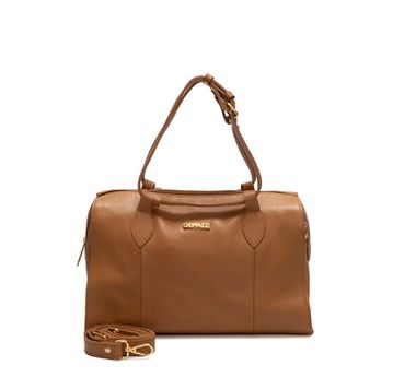 Bolsa Bau de Couro Griffazzi Caramelo - GRIFFAZZI