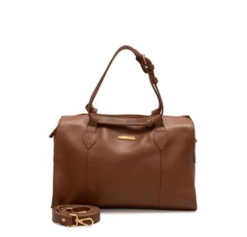Bolsa Bau de Couro Griffazzi Marrom - GRIFFAZZI