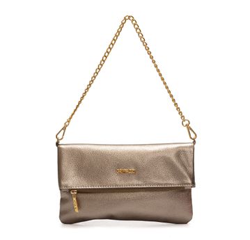 Bolsa Clutch de Couro Griffazzi Prata - GRIFFAZZI