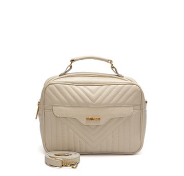 Bolsa Tiracolo Griffazzi Couro OffWhite - GRIFFAZZI