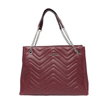 Bolsa Couro Griffazzi Bordô - GRIFFAZZI