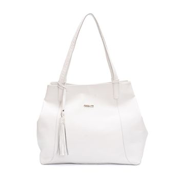 Bolsa de Couro Griffazzi Branca - GRIFFAZZI