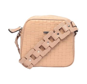Bolsa de Couro Griffazzi Nude - GRIFFAZZI