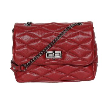 Bolsa de Couro Griffazzi Bordô - GRIFFAZZI