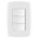 INTERRUPTOR TRIPLO SIMPLES 10A 250V 4X2 LEV