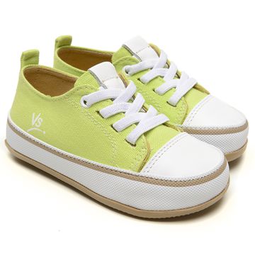 Tênis Infantil Rainbow Lona - Verde Limão - Blue Infantis