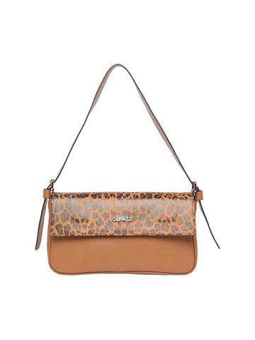 Bolsa de Couro Griffazzi Onça Caramelo - GRIFFAZZI