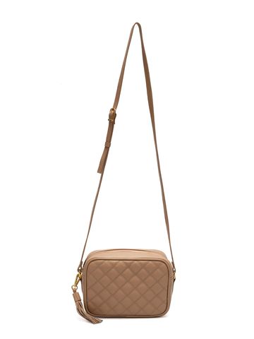 Bolsa de Couro Griffazzi Tranversal Nude - GRIFFAZZI