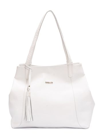 Bolsa de Couro Griffazzi Branca - GRIFFAZZI