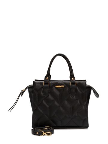 Bolsa de Couro Griffazzi Preta - GRIFFAZZI