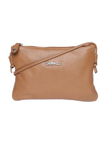 Bolsa de Couro Griffazzi Caramelo - GRIFFAZZI
